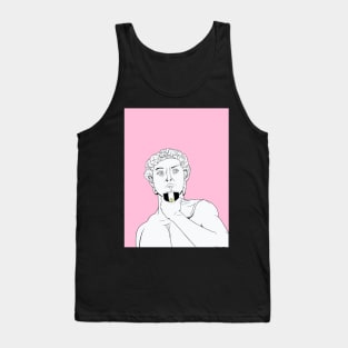 Greek Statue Sclupture illustration drinking mcd Tank Top